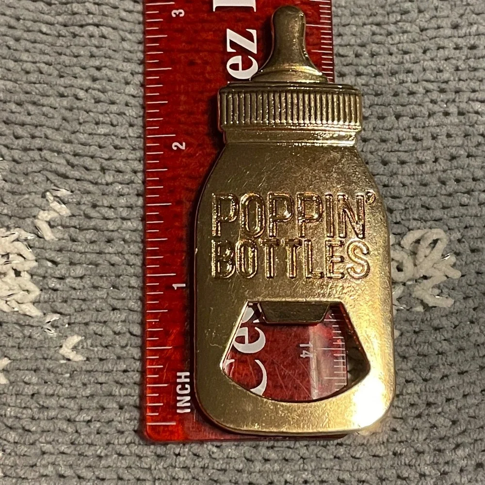 Baby Bottle gold beer Openers for Baby Shower Favors keepsakes recuerdos new